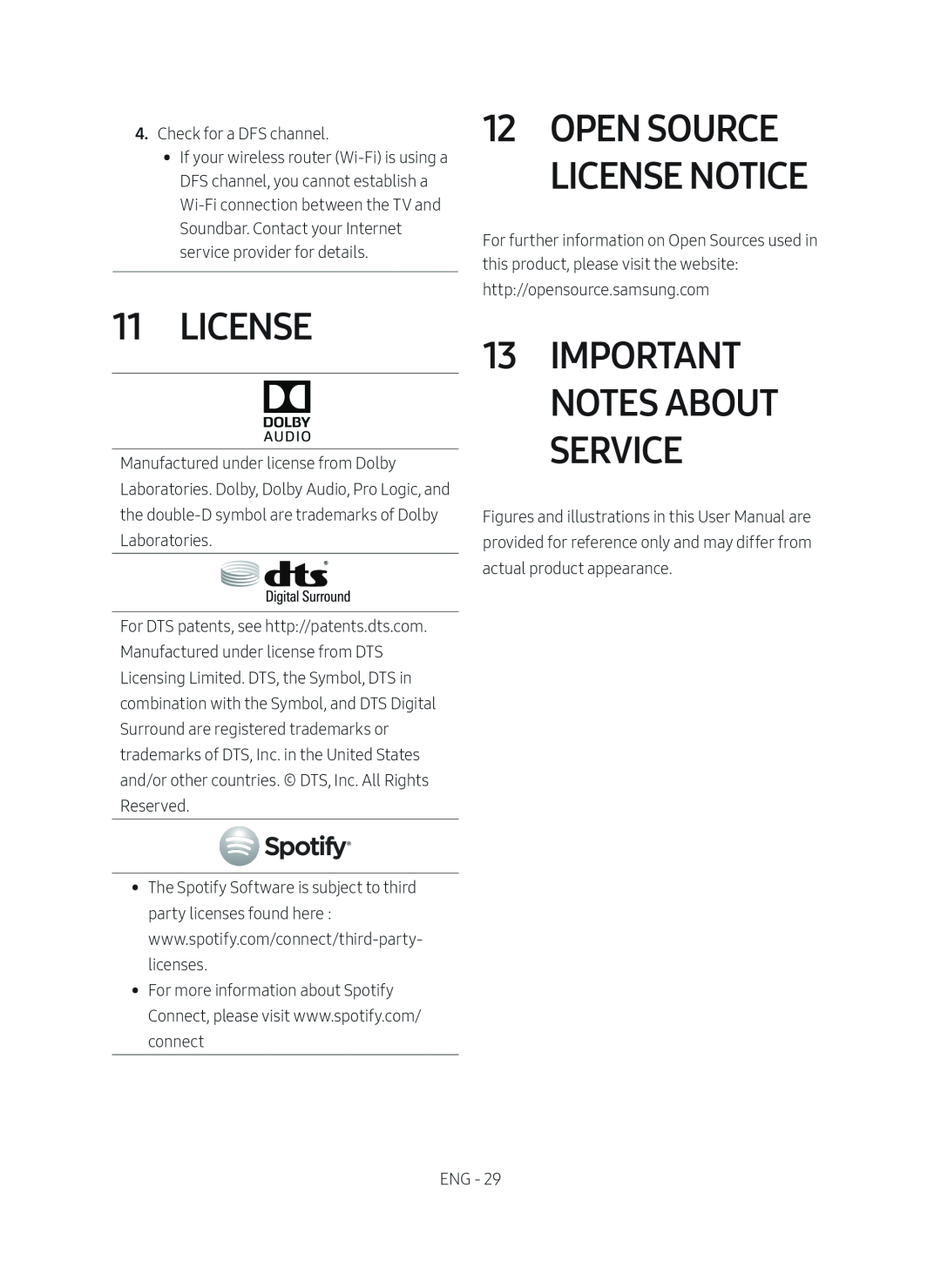 11 LICENSE Standard HW-NW700