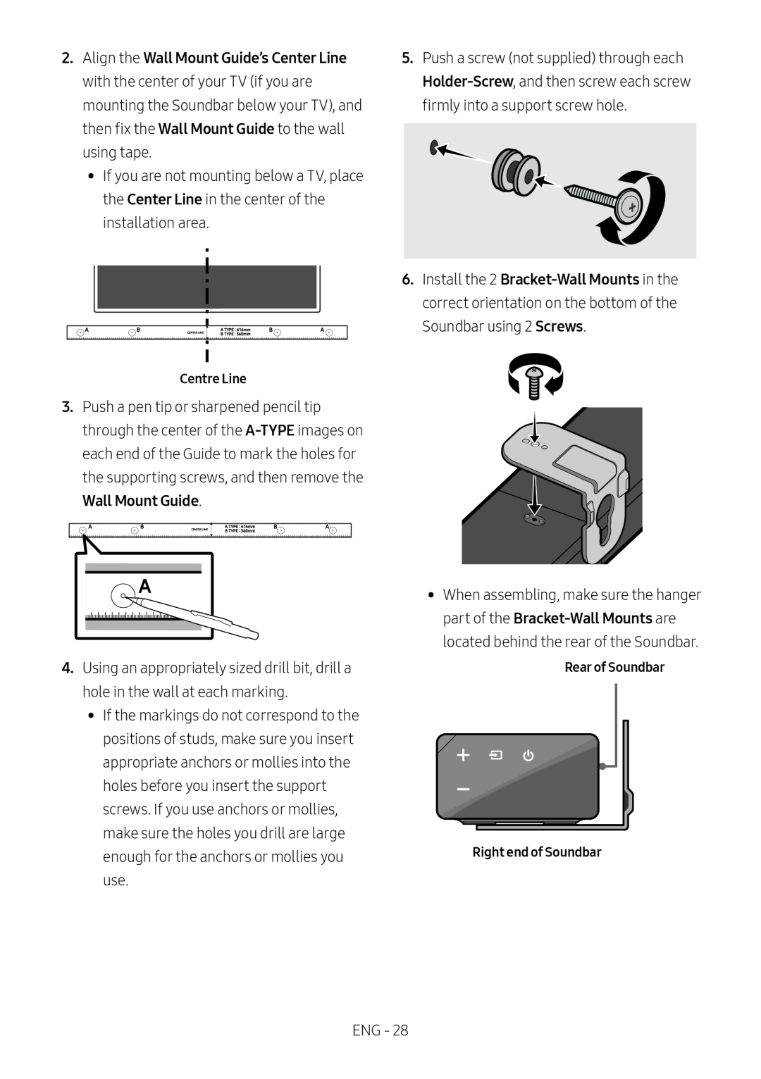 Wall Mount Guide Standard HW-N650