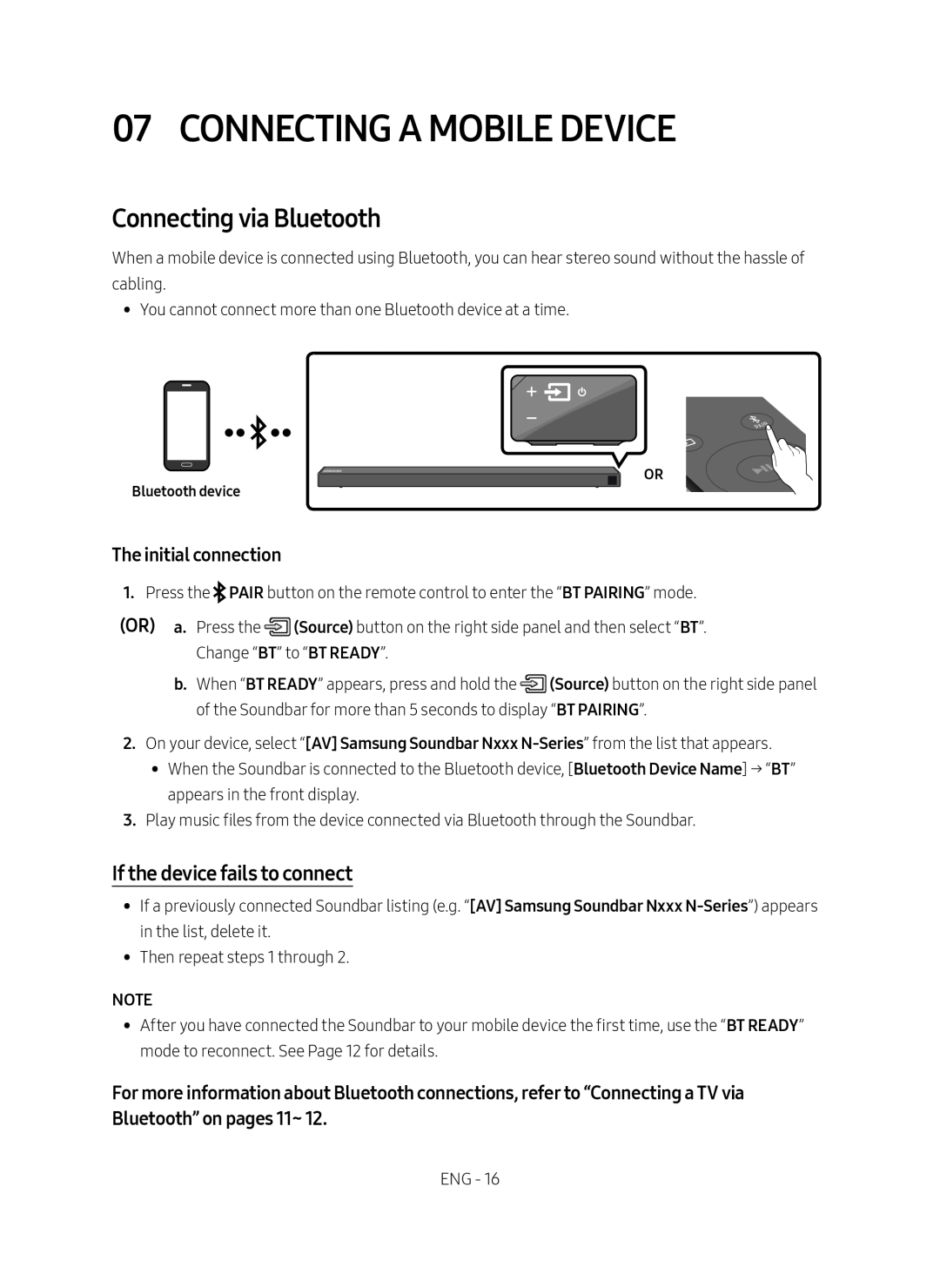 07 CONNECTING A MOBILE DEVICE Standard HW-N650