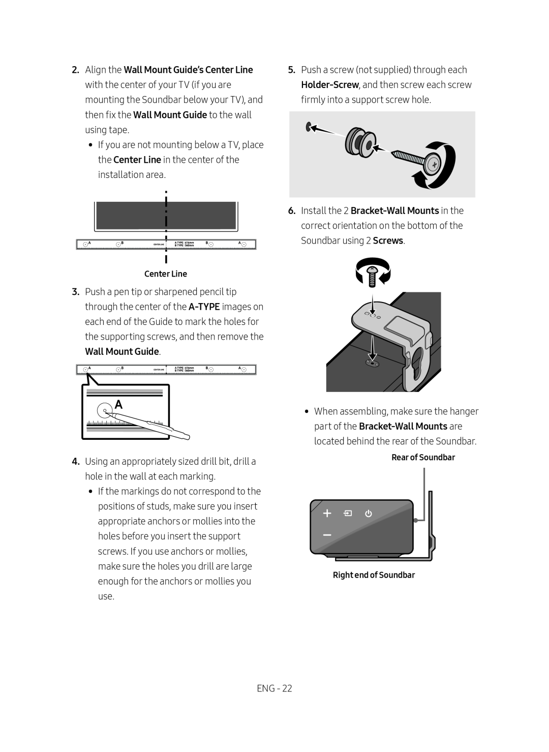 Wall Mount Guide Standard HW-N650