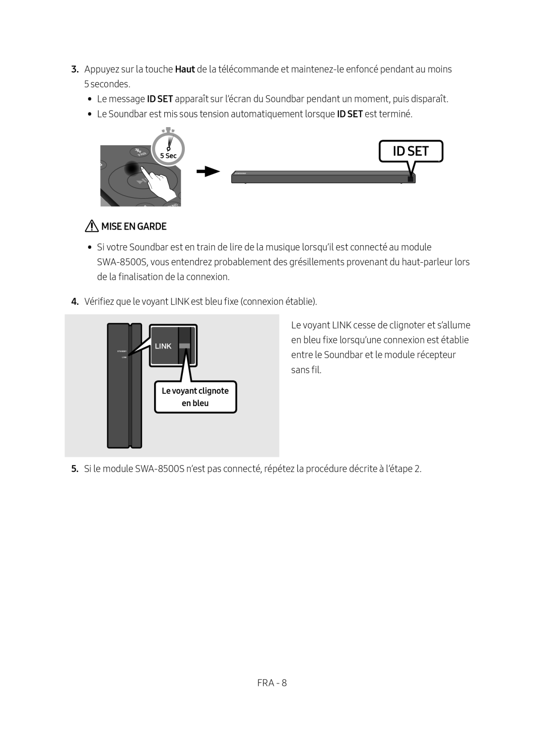 MISE EN GARDE Standard HW-N650