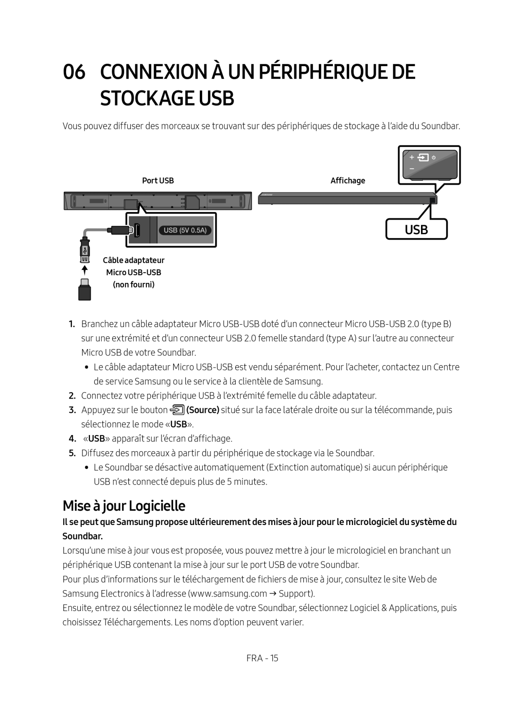 Mise à jour Logicielle