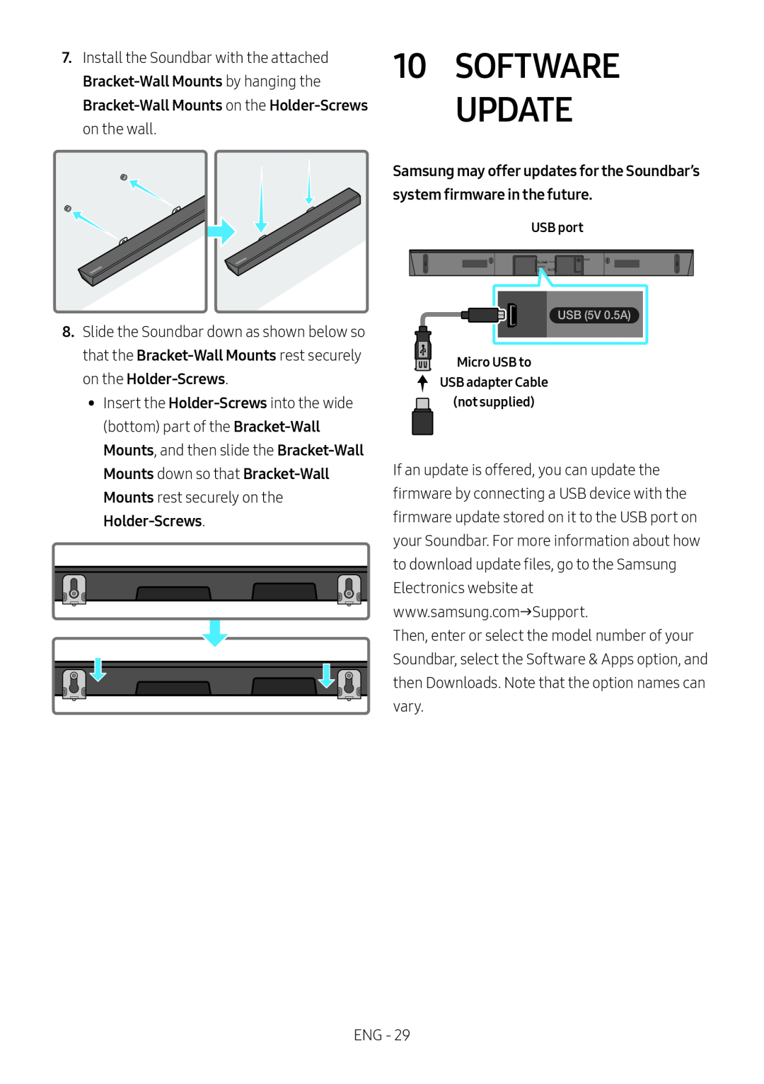 Bracket-Wall Standard HW-N450