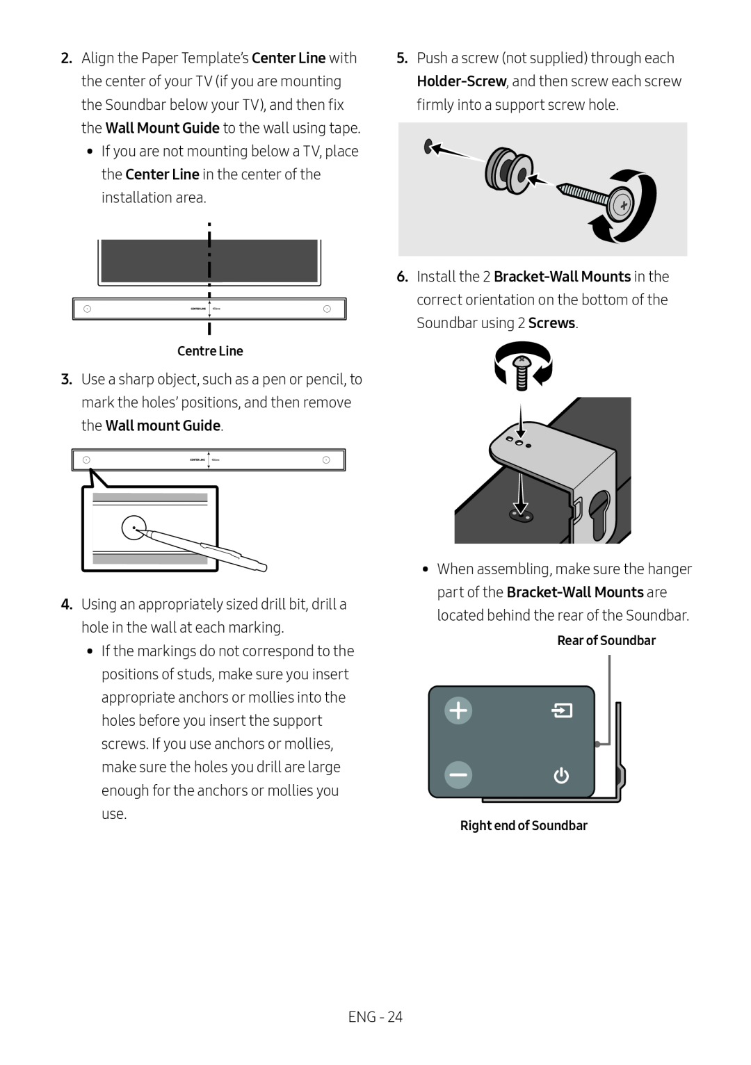 Wall mount Guide Standard HW-N400