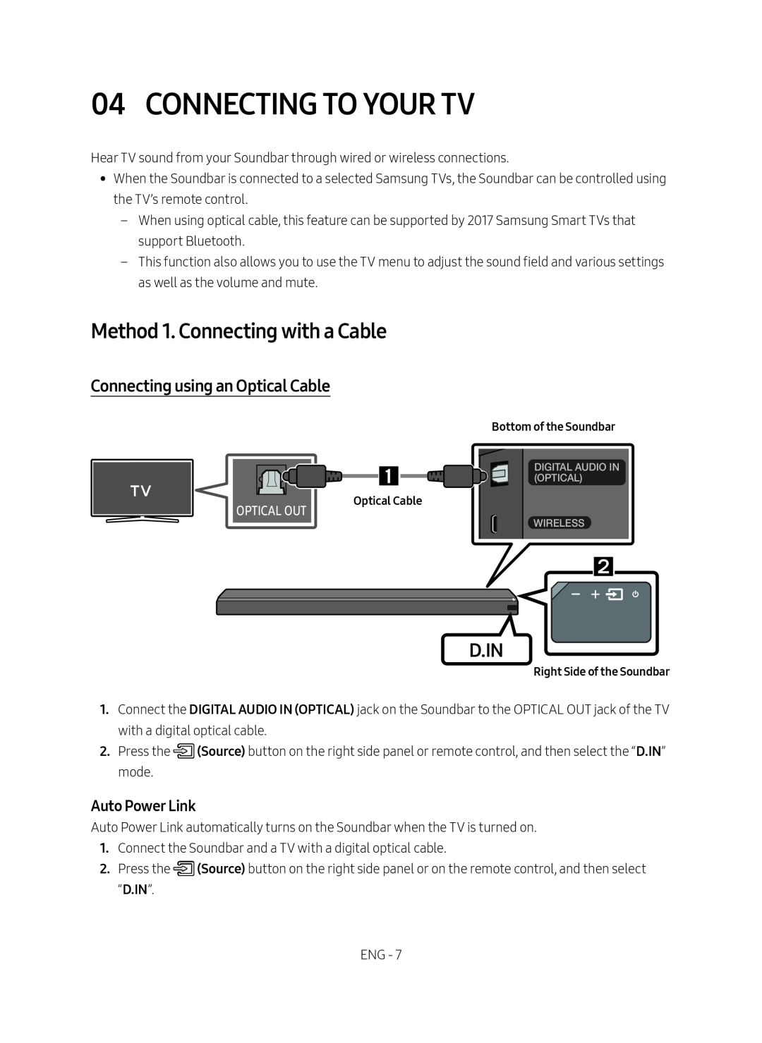 04 CONNECTING TO YOUR TV Standard HW-MS750