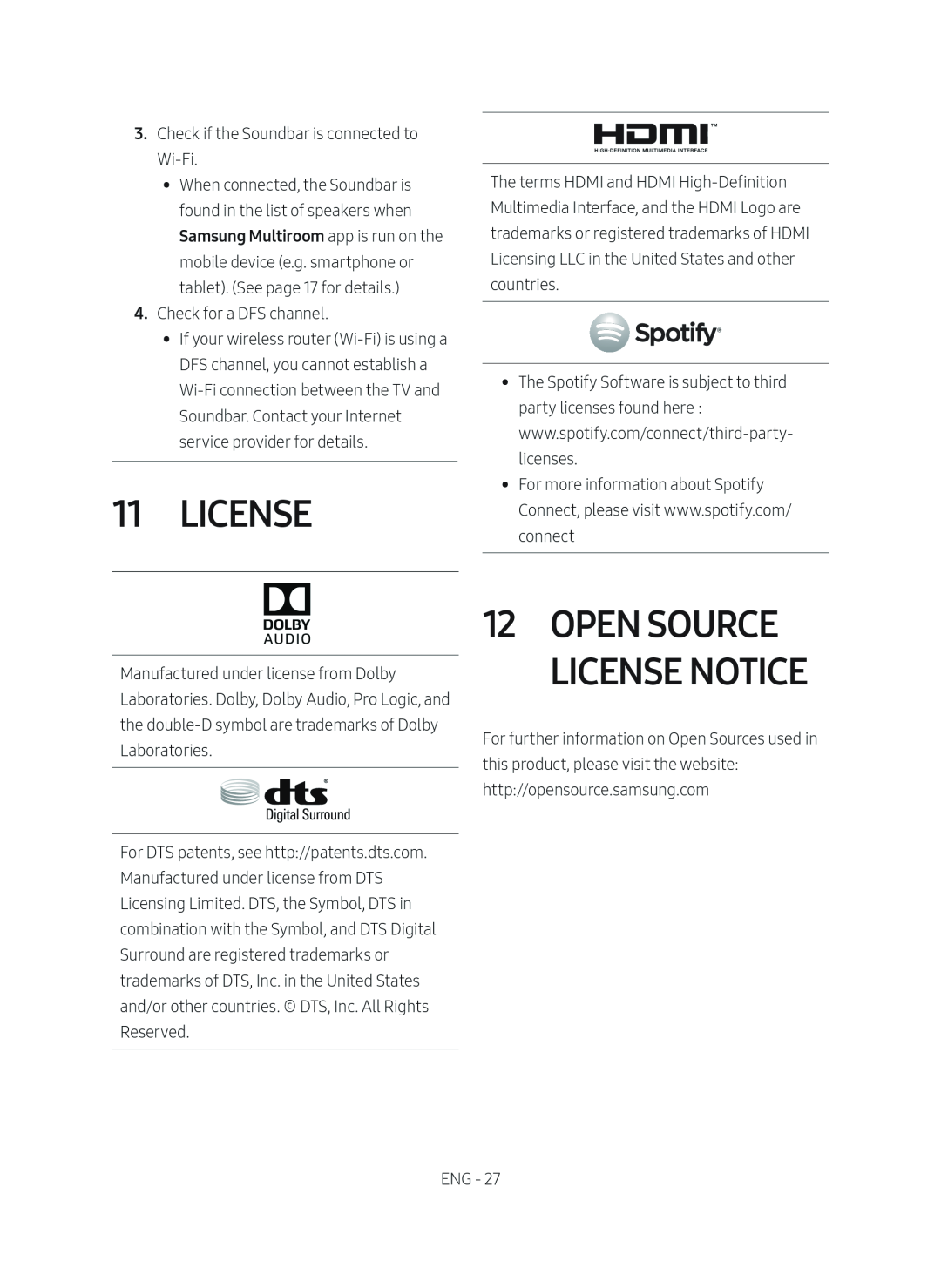 12OPEN SOURCE LICENSE NOTICE 11 LICENSE