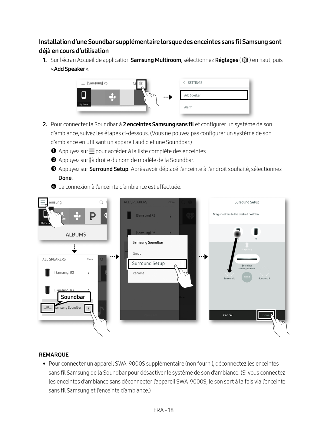 Réglages Standard HW-MS750