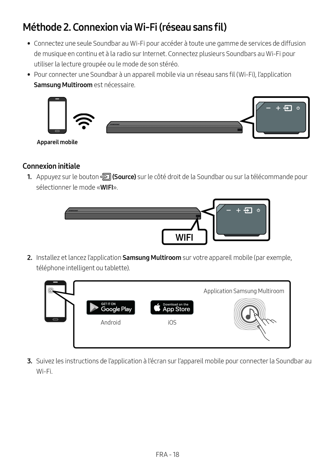 Méthode 2. Connexion via Wi-Fi(réseau sans fil)