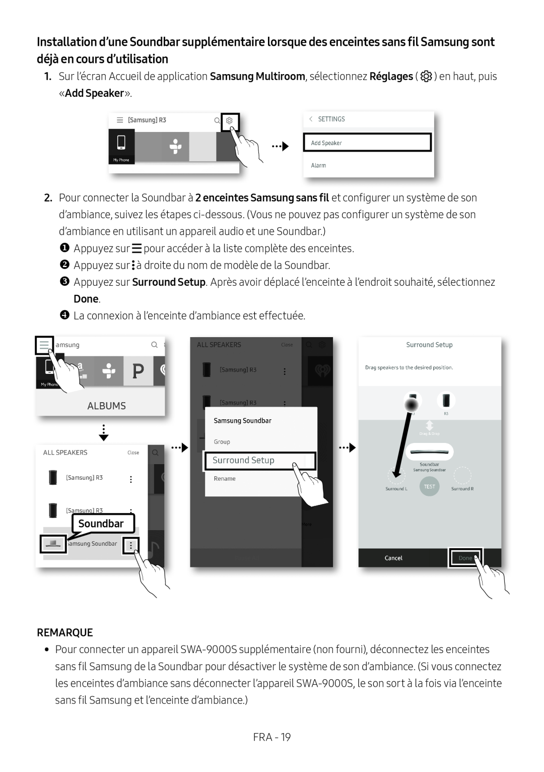 Samsung Multiroom Réglages