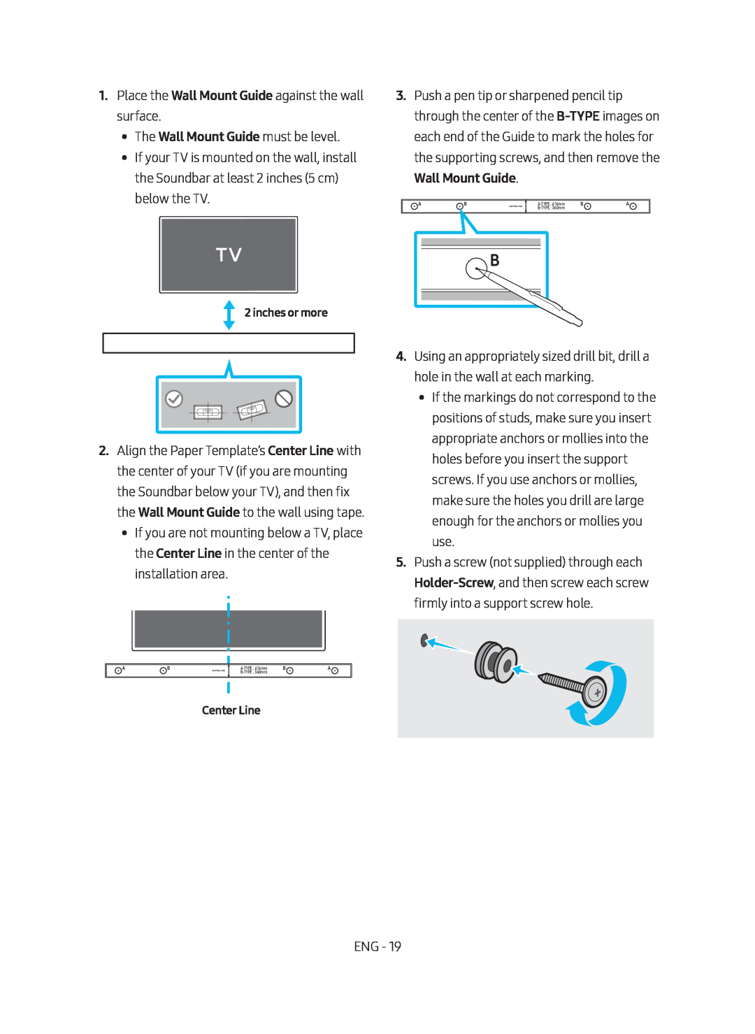 Wall Mount Guide Wall Mount Guide