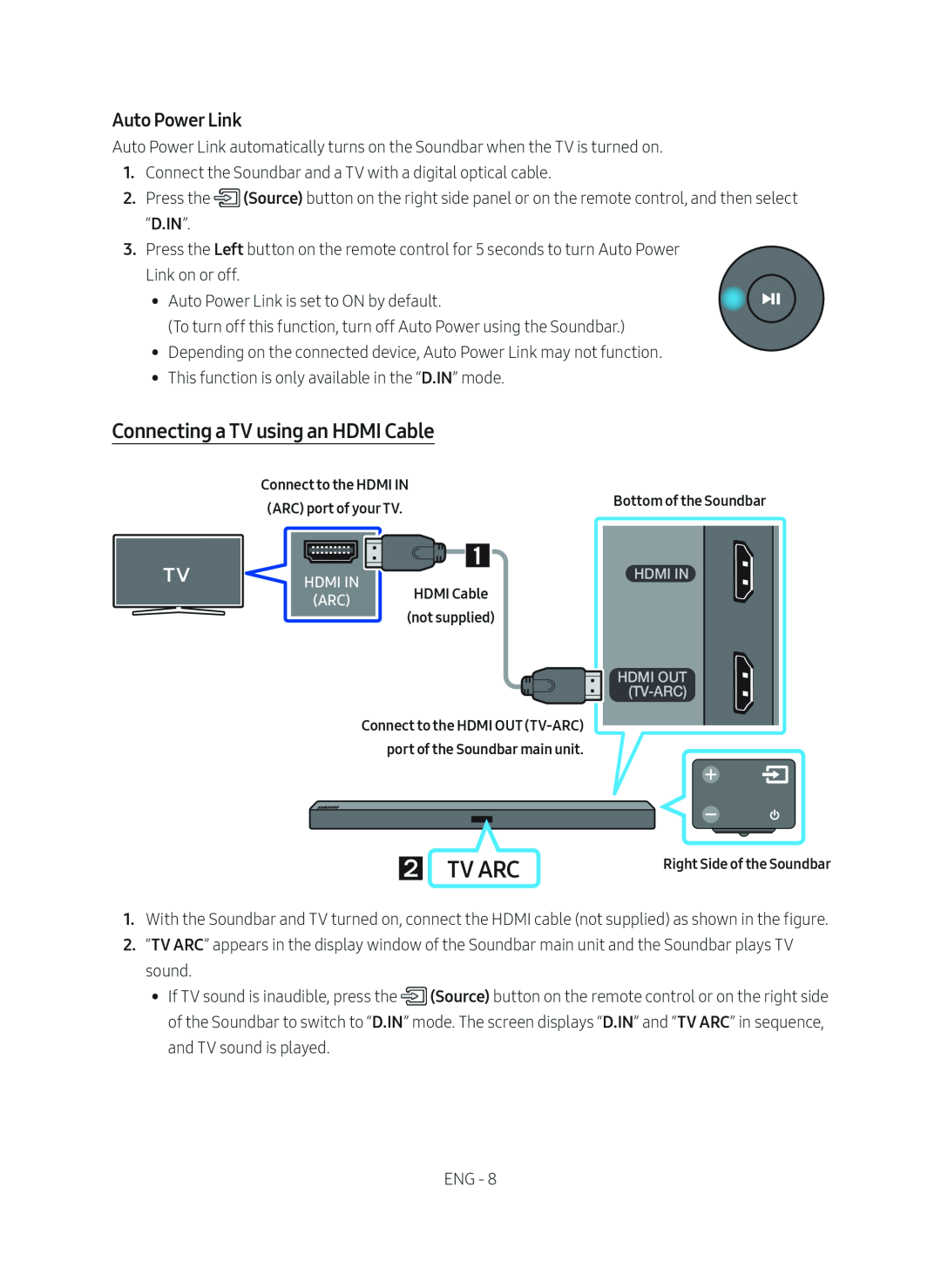 TV ARC Standard HW-M430