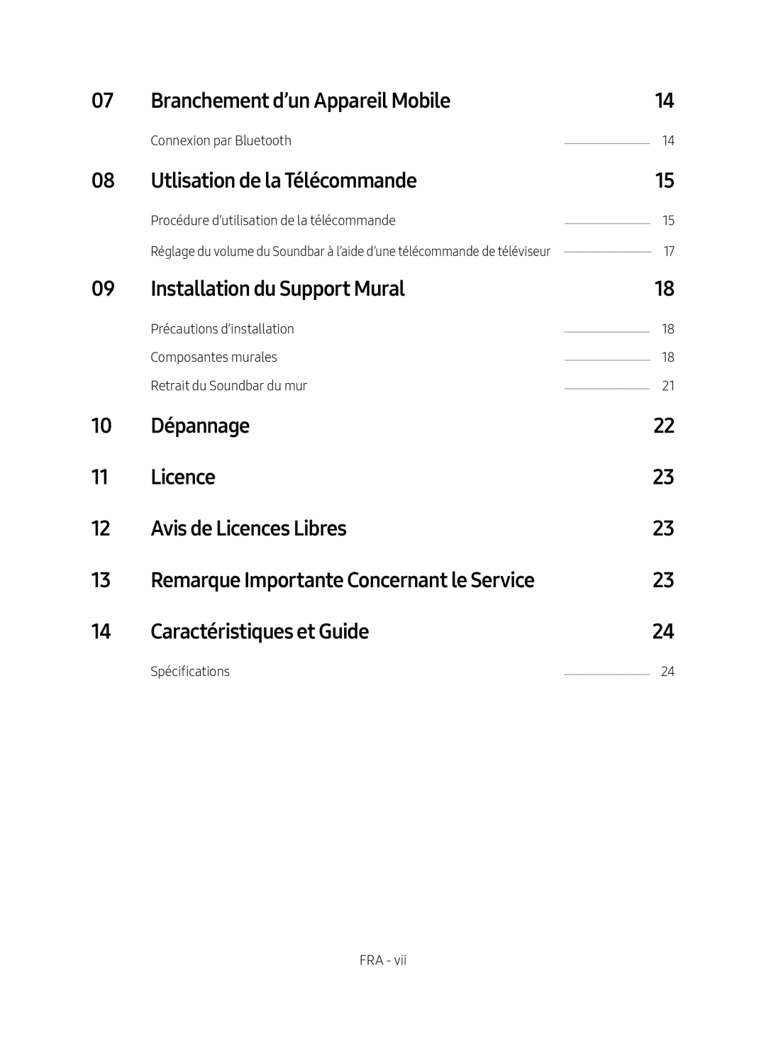 Utlisation de la Télécommande Standard HW-MM45C