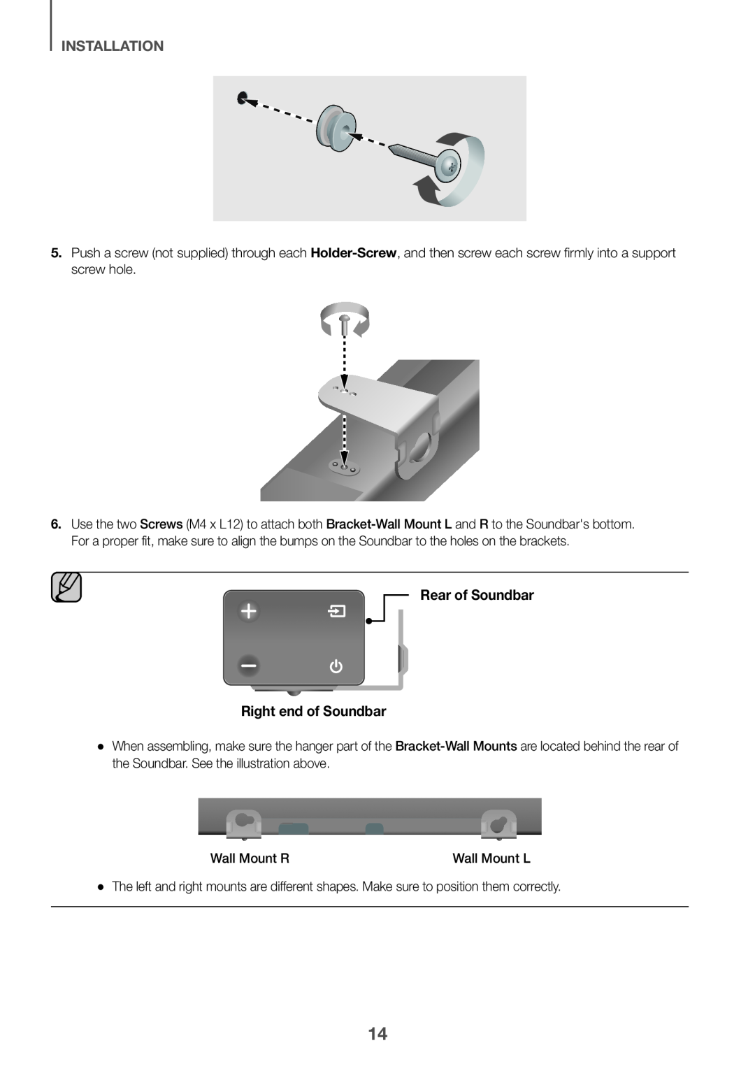 Right end of Soundbar Standard HW-K550