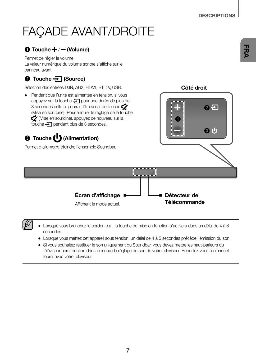 1 Touche / (Volume) Standard HW-K550