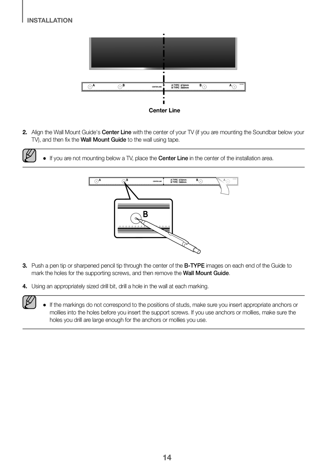 INSTALLATION Standard HW-K360