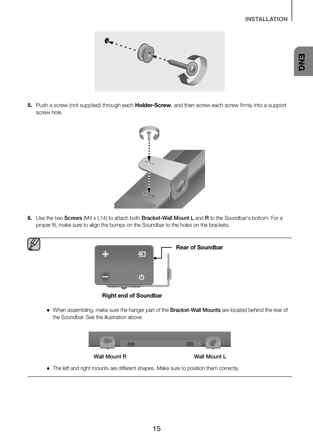 Right end of Soundbar Standard HW-K360