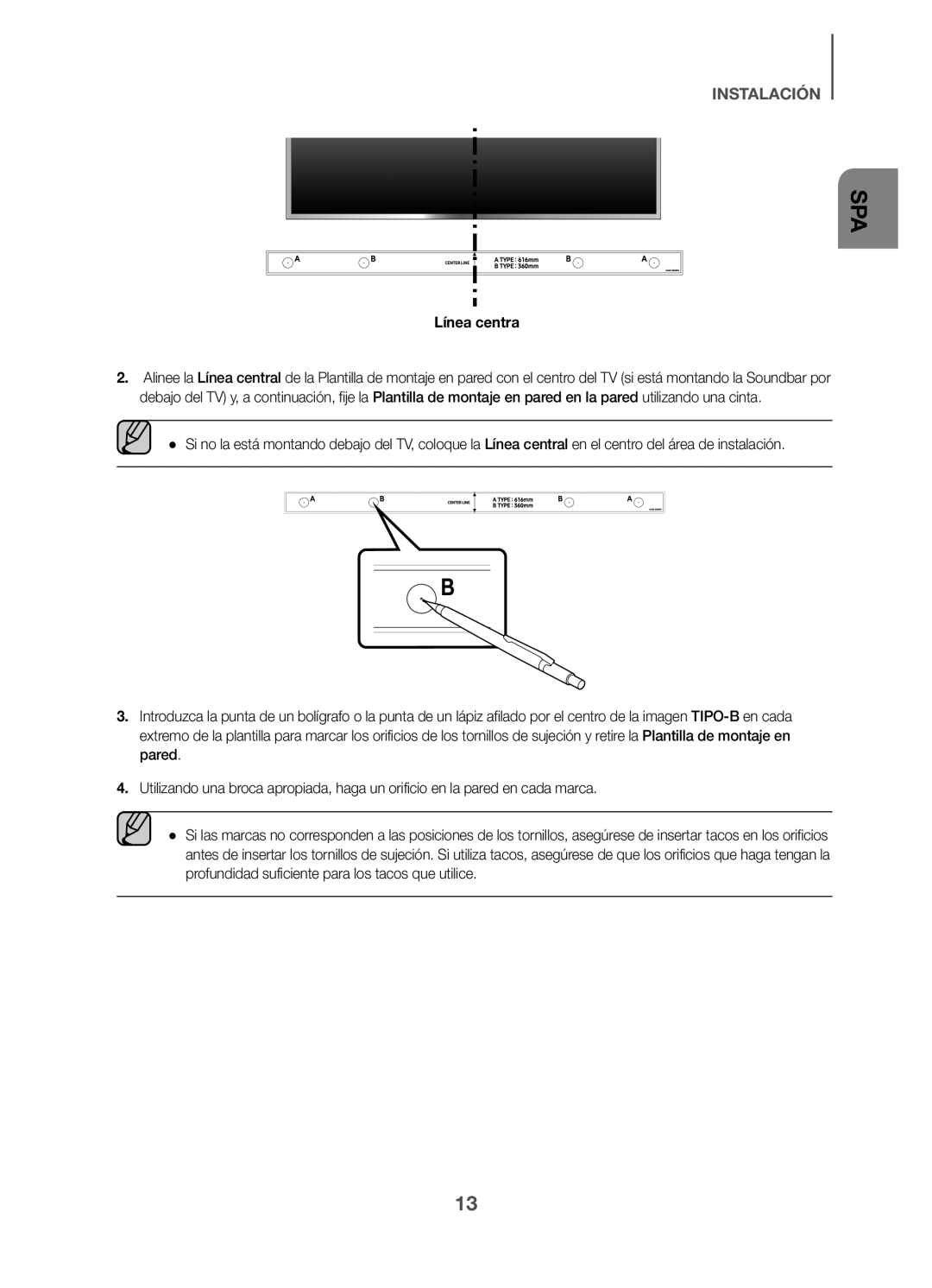 INSTALACIÓN Standard HW-K360