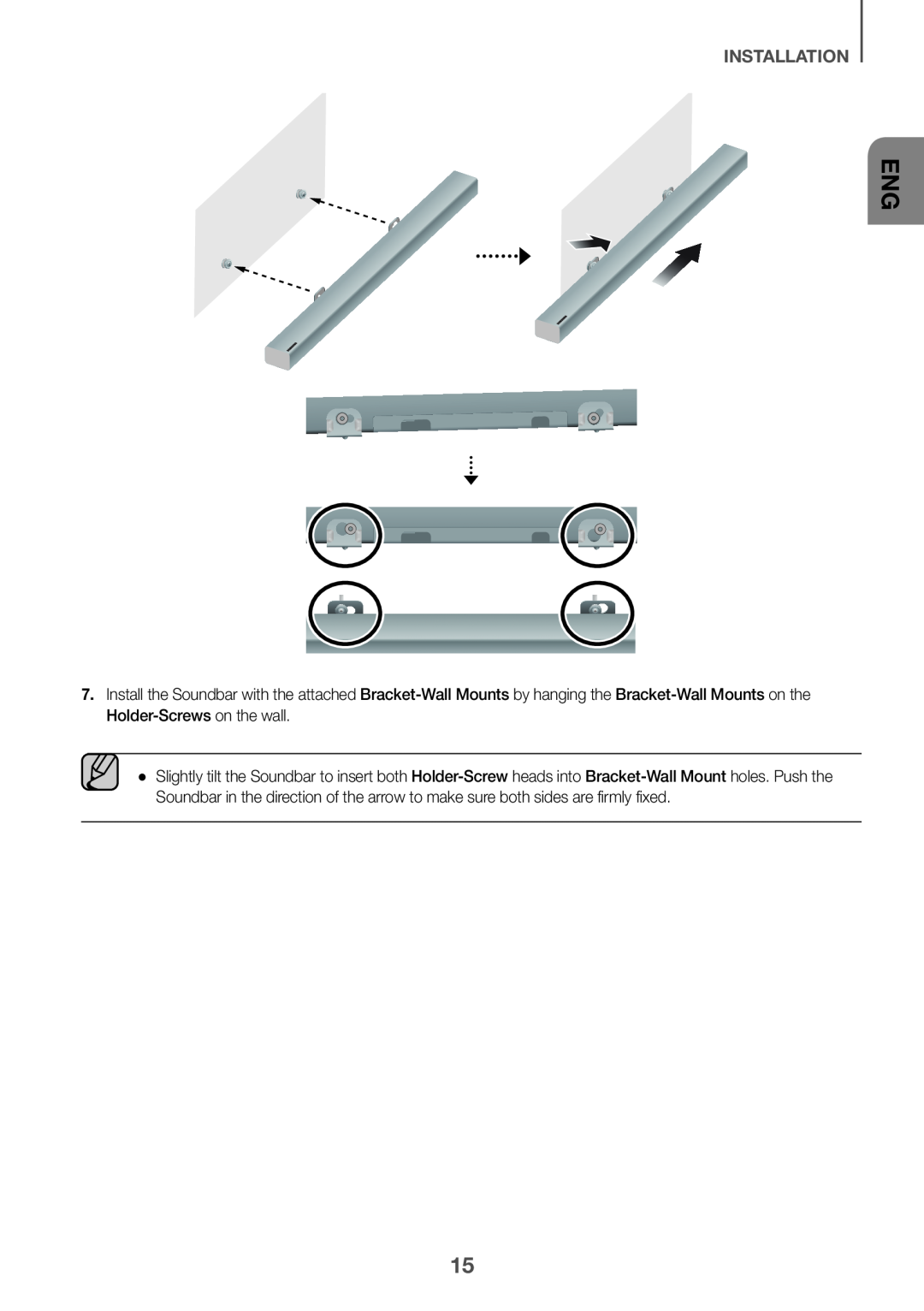 INSTALLATION Standard HW-KM39