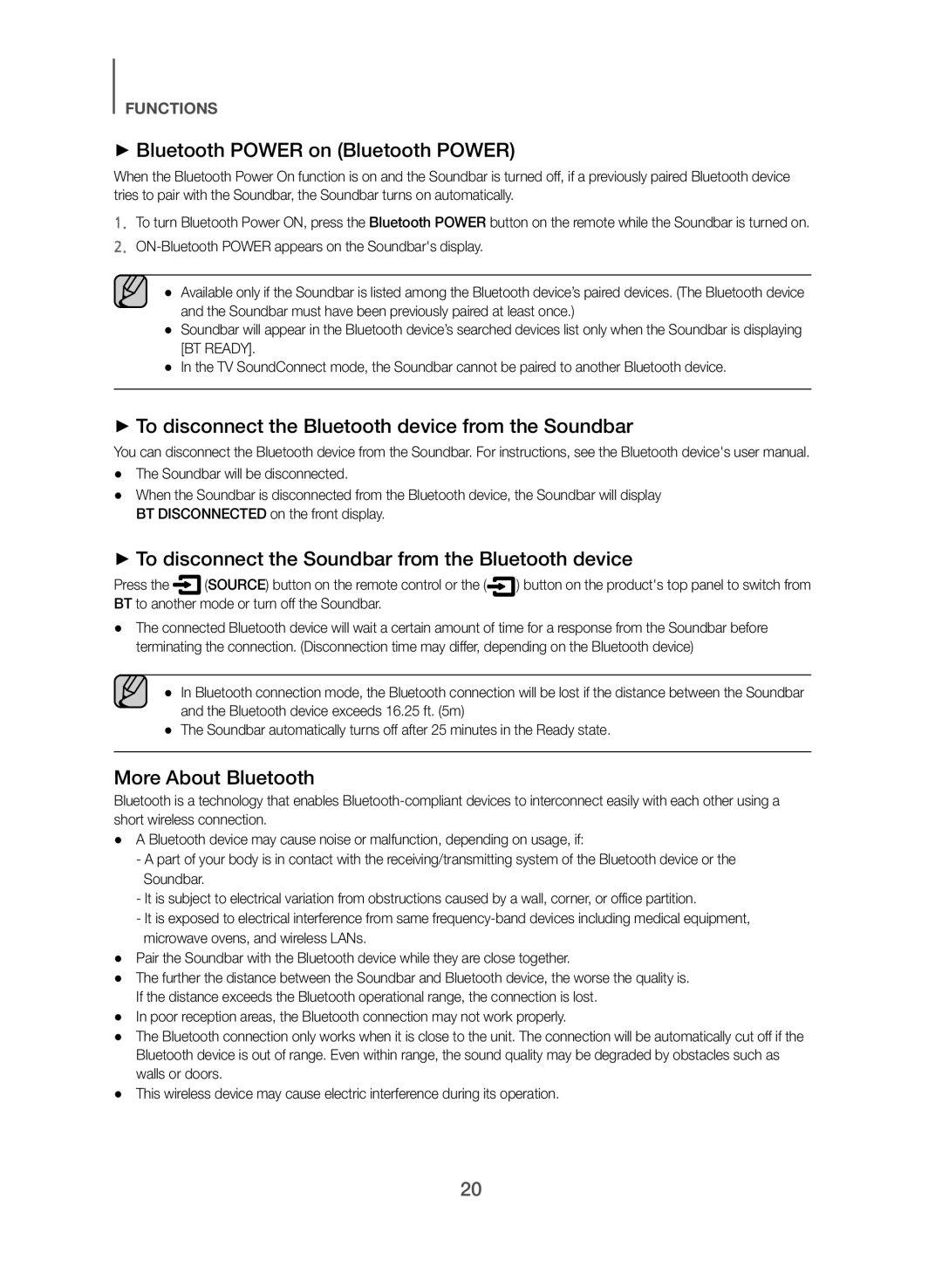 More About Bluetooth Standard HW-J470