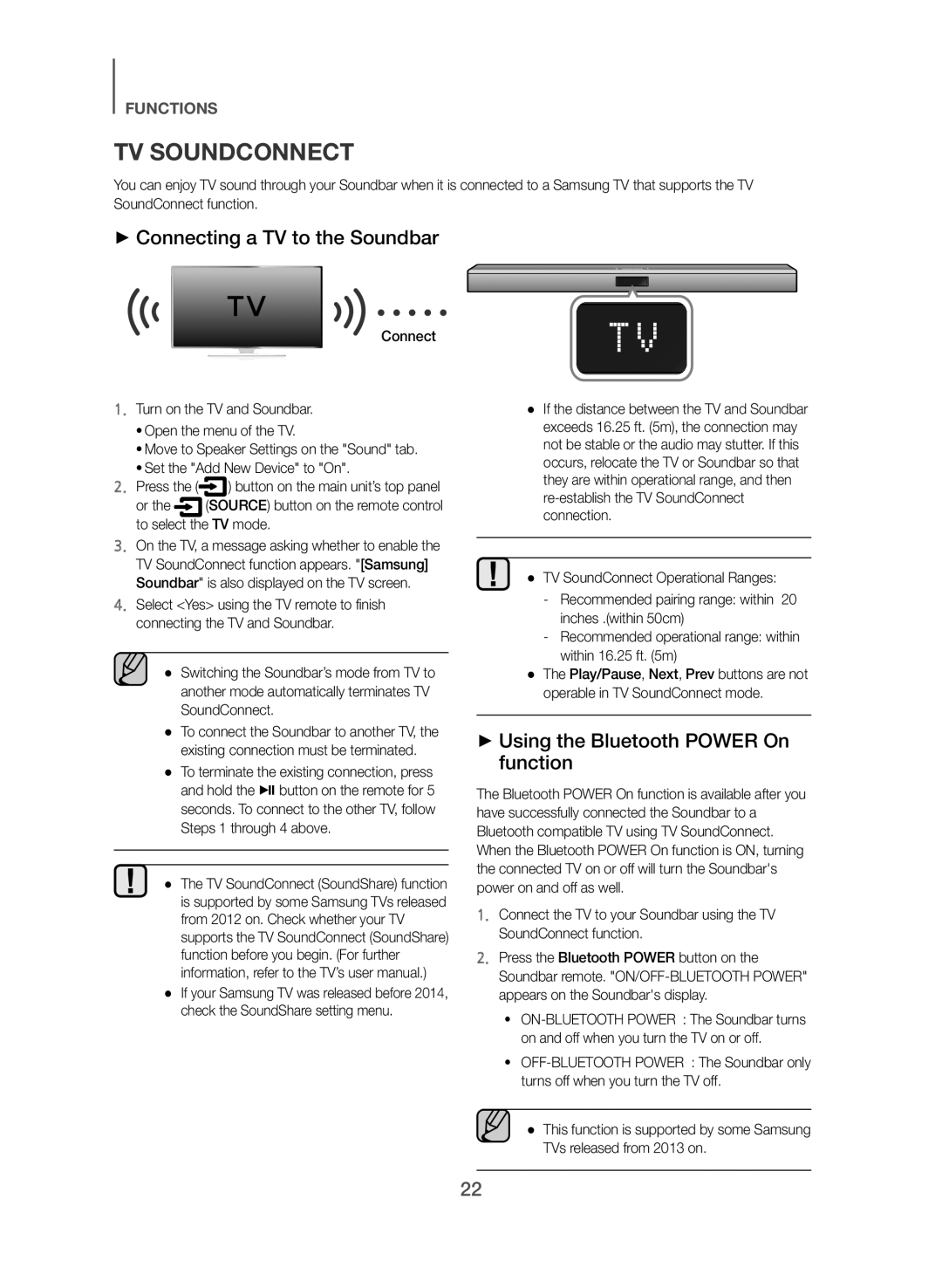 ++Connecting a TV to the Soundbar Standard HW-J470