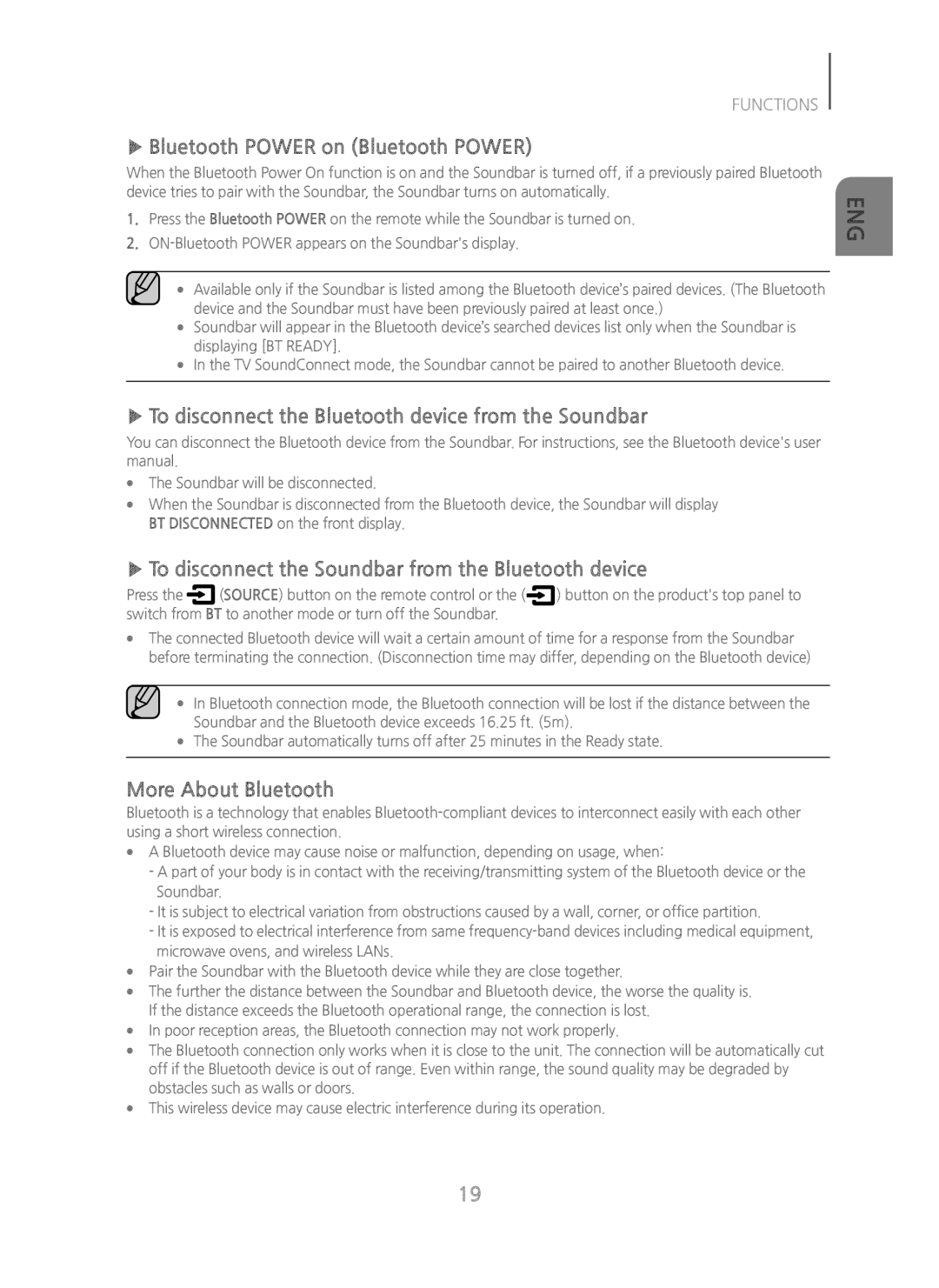 More About Bluetooth Standard HW-J450