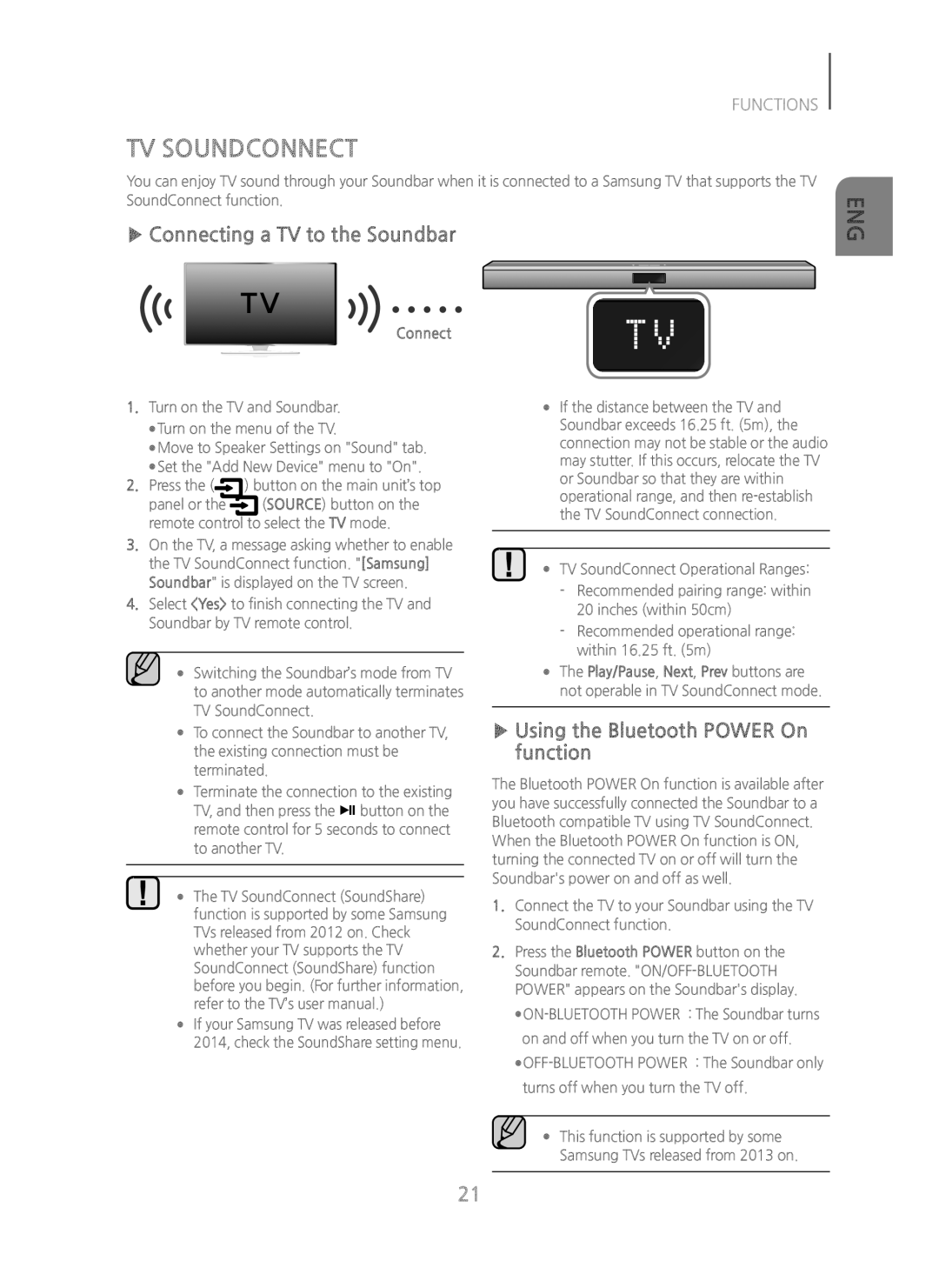 TV SOUNDCONNECT Standard HW-J450