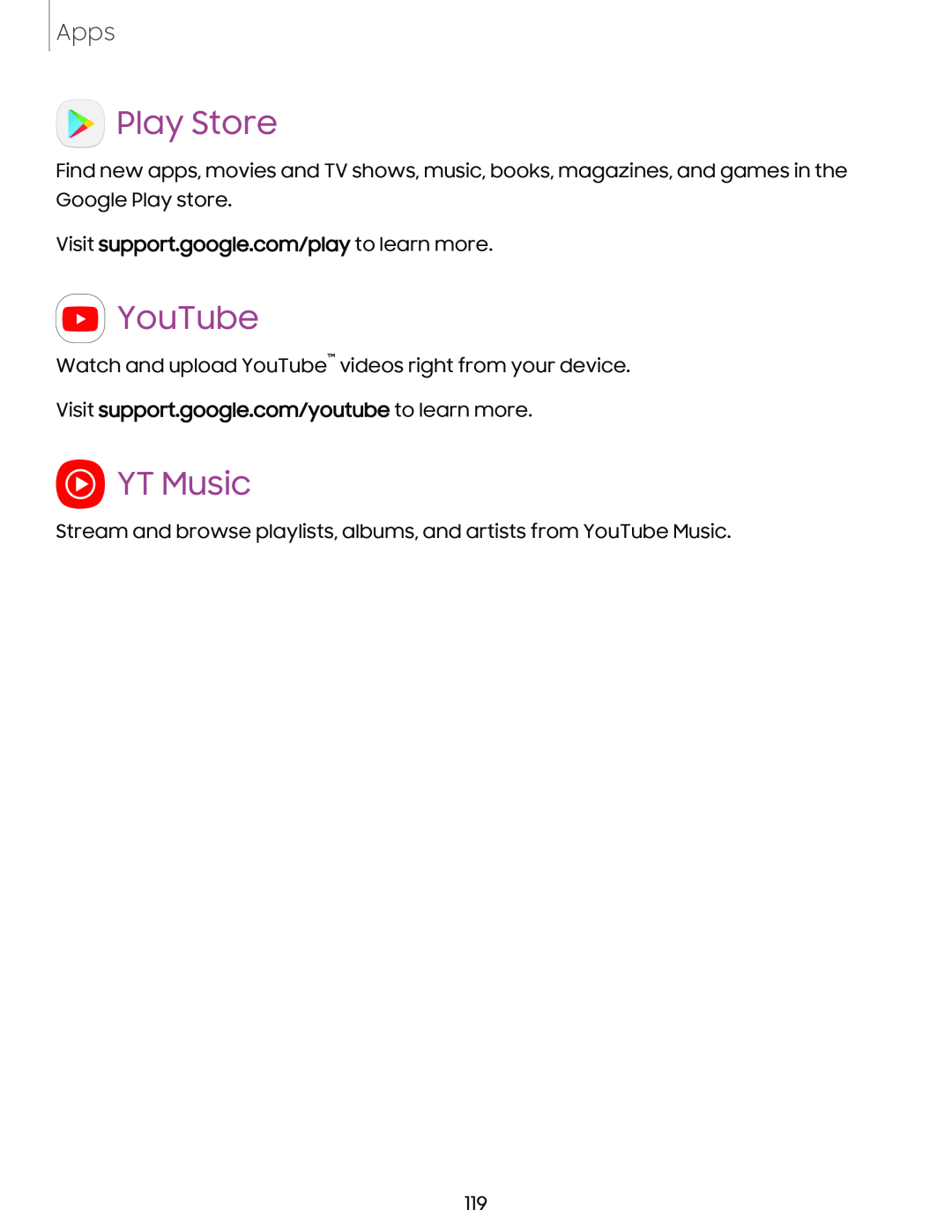 YT Music Galaxy Note10 Unlocked