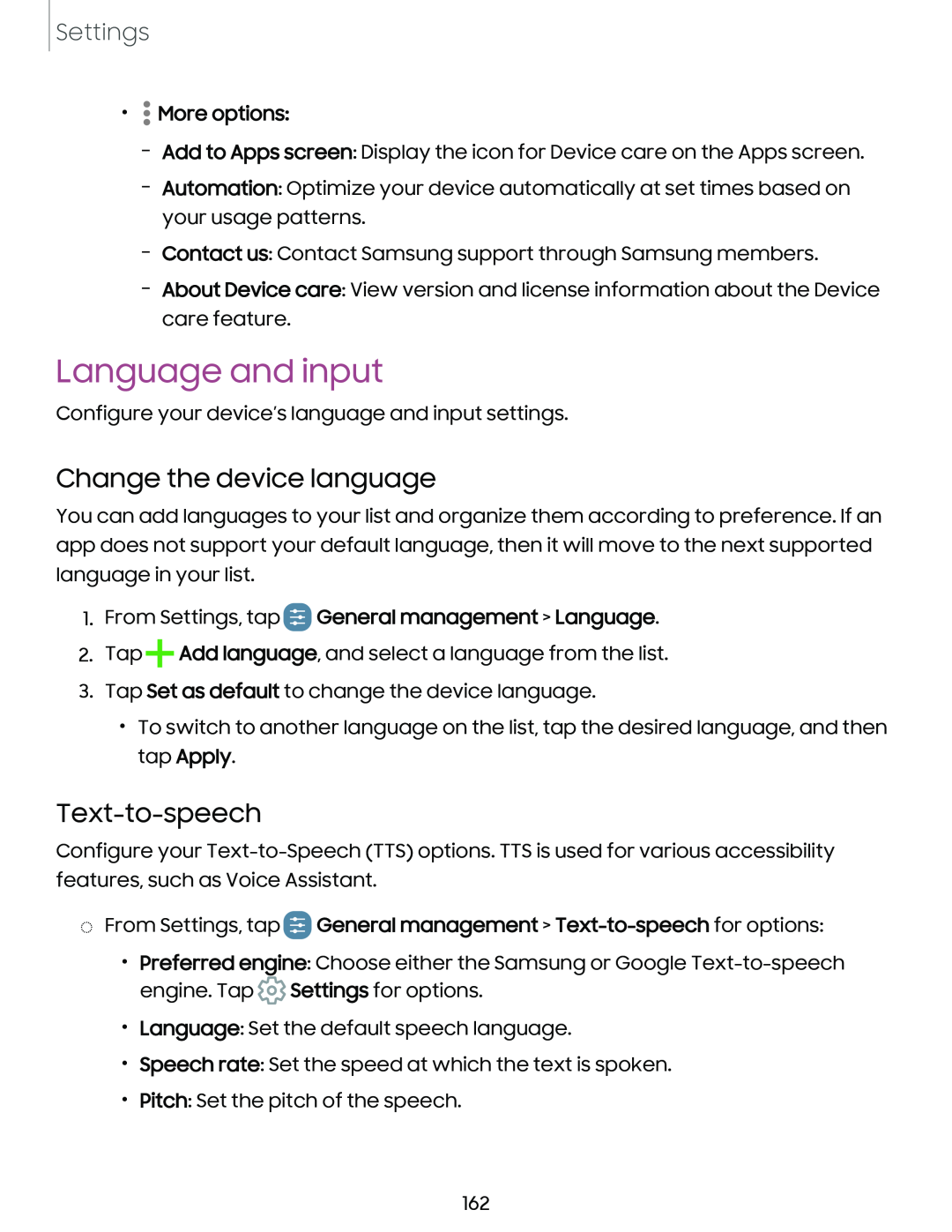 Change the device language Galaxy Note10 Unlocked