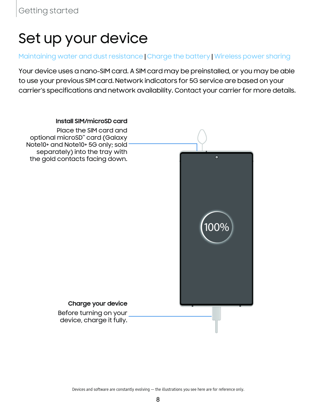 Set up your device Galaxy Note10 Unlocked