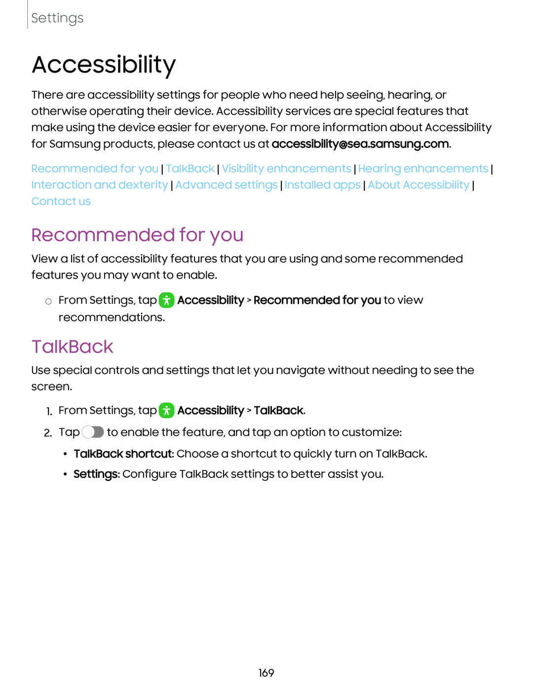 TalkBack Galaxy Note10+ 5G AT&T