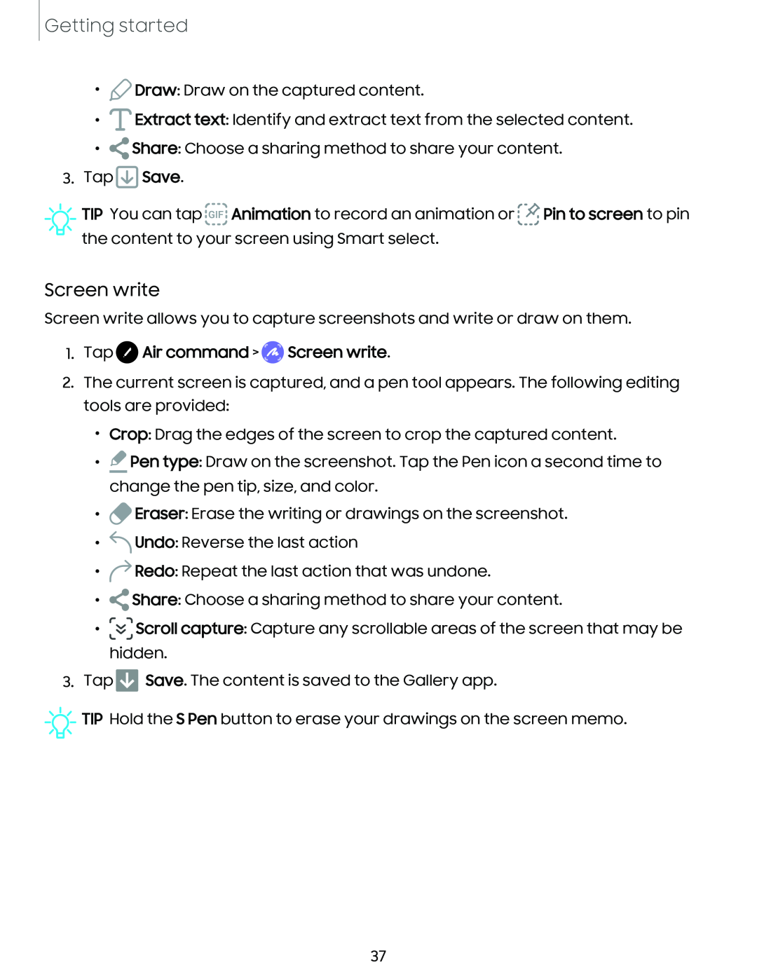 Screen write Galaxy Note10+ 5G AT&T