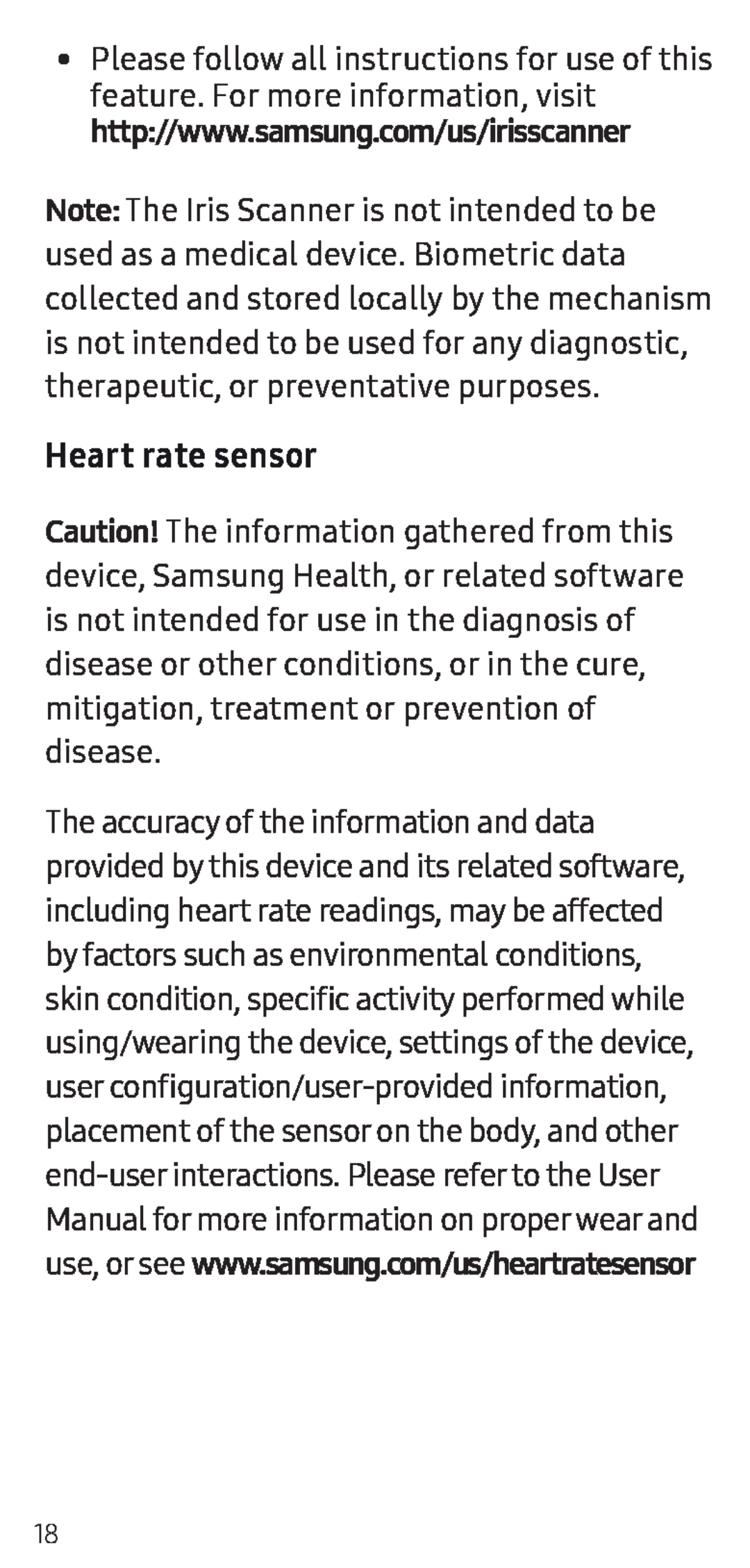 Heart rate sensor Galaxy Note9 US Cellular