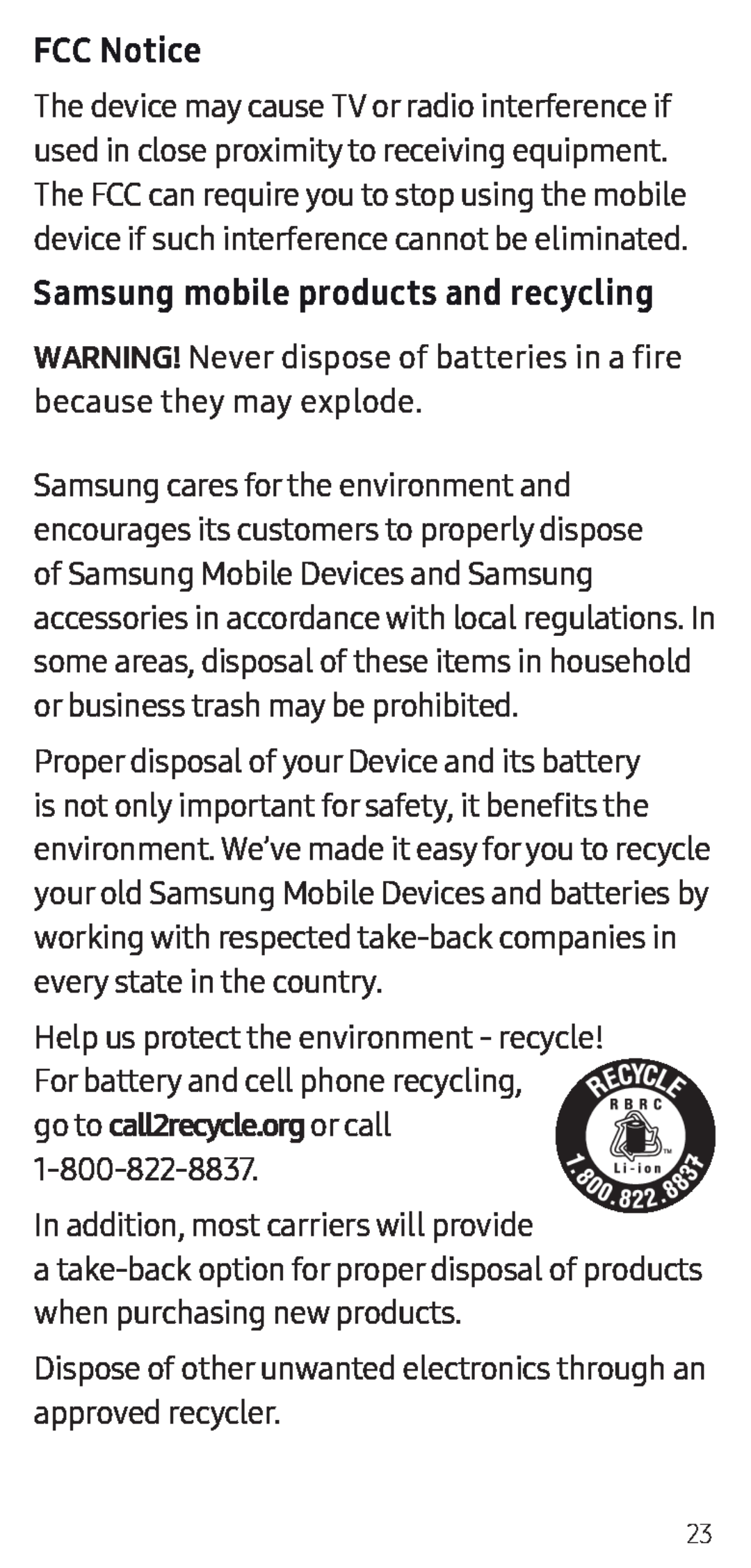 Samsung mobile products and recycling Galaxy Note9 US Cellular