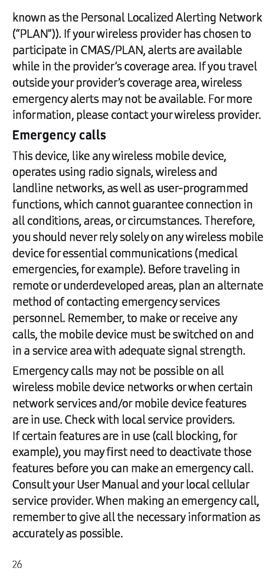 Emergency calls Galaxy Note9 US Cellular