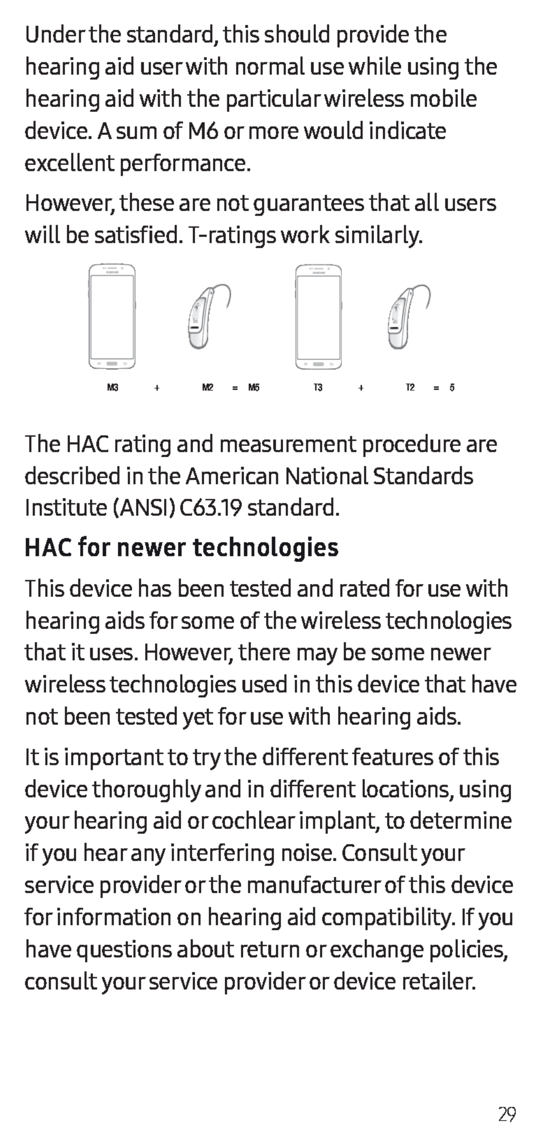 HAC for newer technologies Galaxy Note9 US Cellular