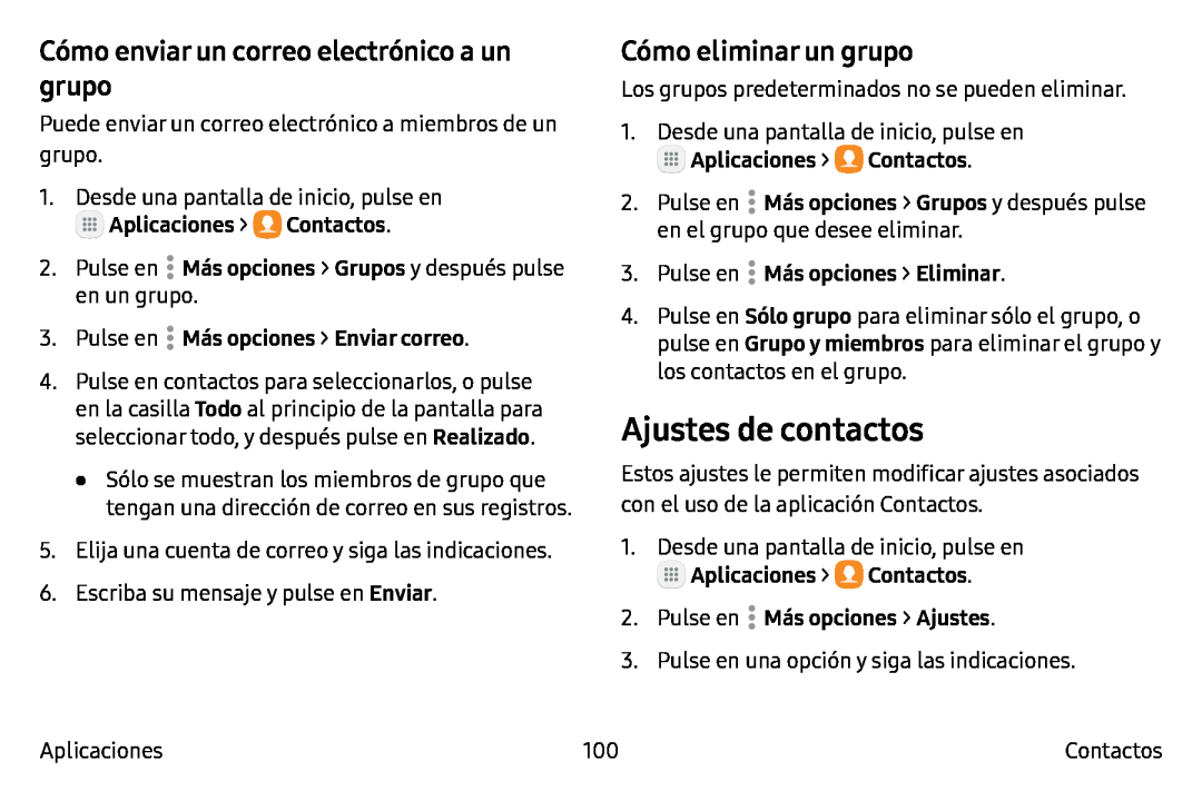 Cómo enviar un correo electrónico a un grupo Galaxy Note7 AT&T