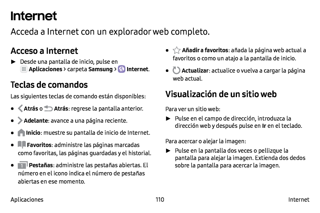 Visualización de un sitio web Galaxy Note7 AT&T