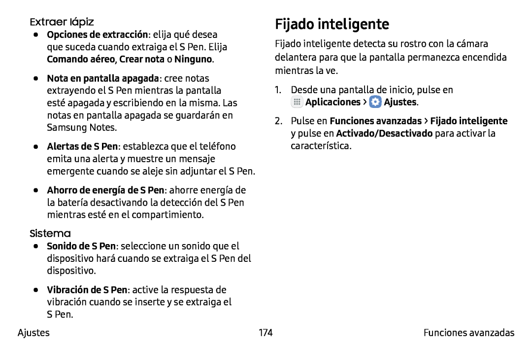 Fijado inteligente Galaxy Note7 AT&T