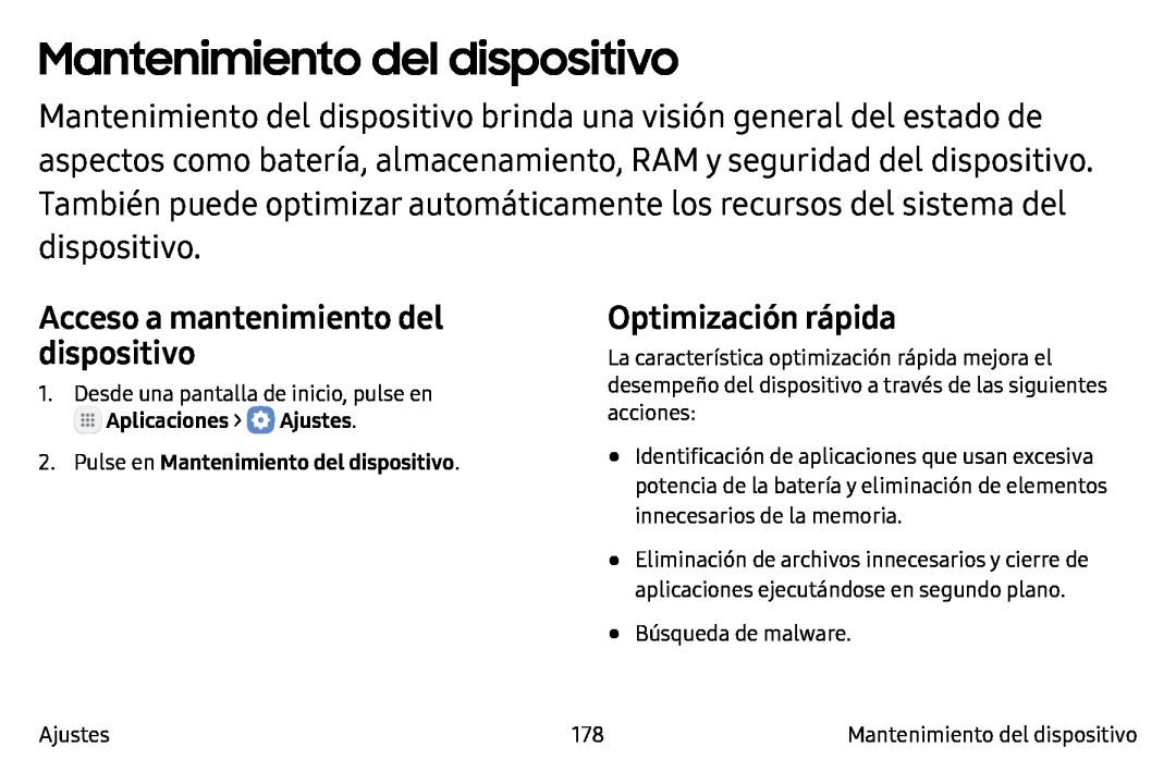 Optimización rápida Galaxy Note7 AT&T