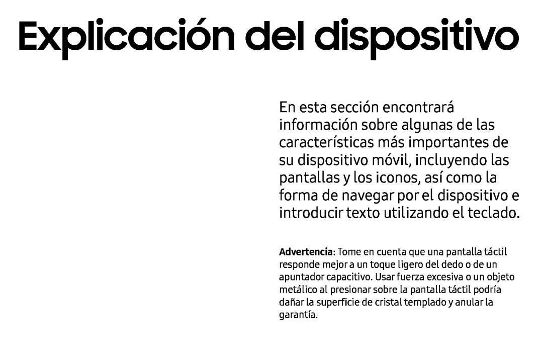 Explicación del dispositivo Galaxy Note7 AT&T