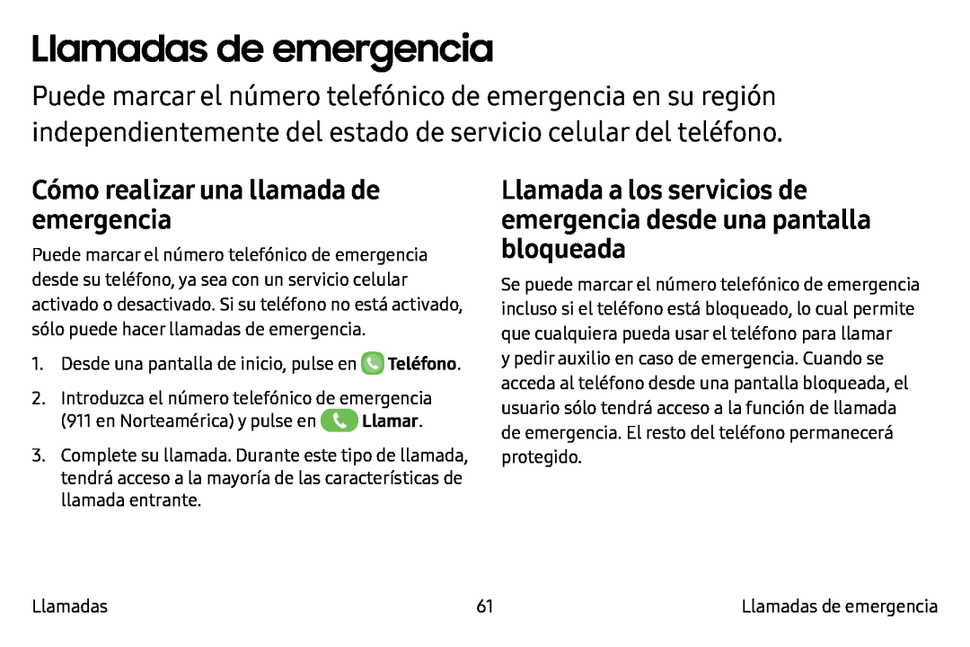 Cómo realizar una llamada de emergencia Galaxy Note7 AT&T