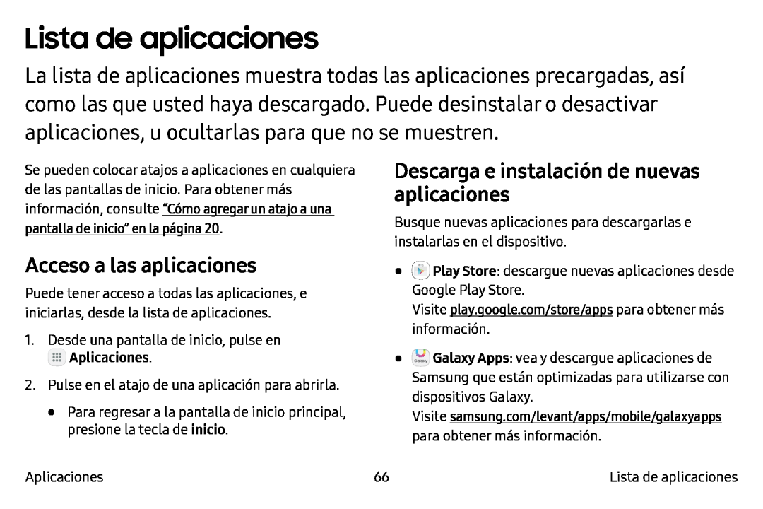 Acceso a las aplicaciones Galaxy Note7 AT&T