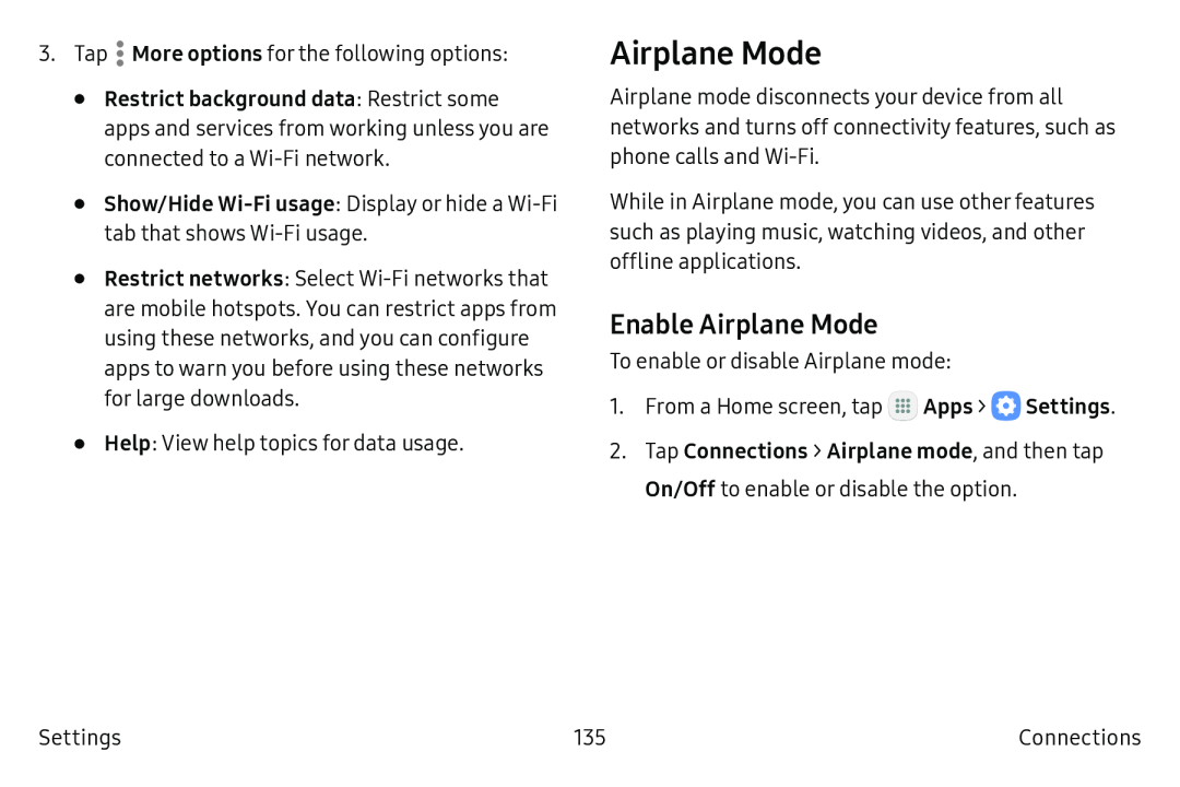 Airplane Mode Galaxy Note7 US Cellular