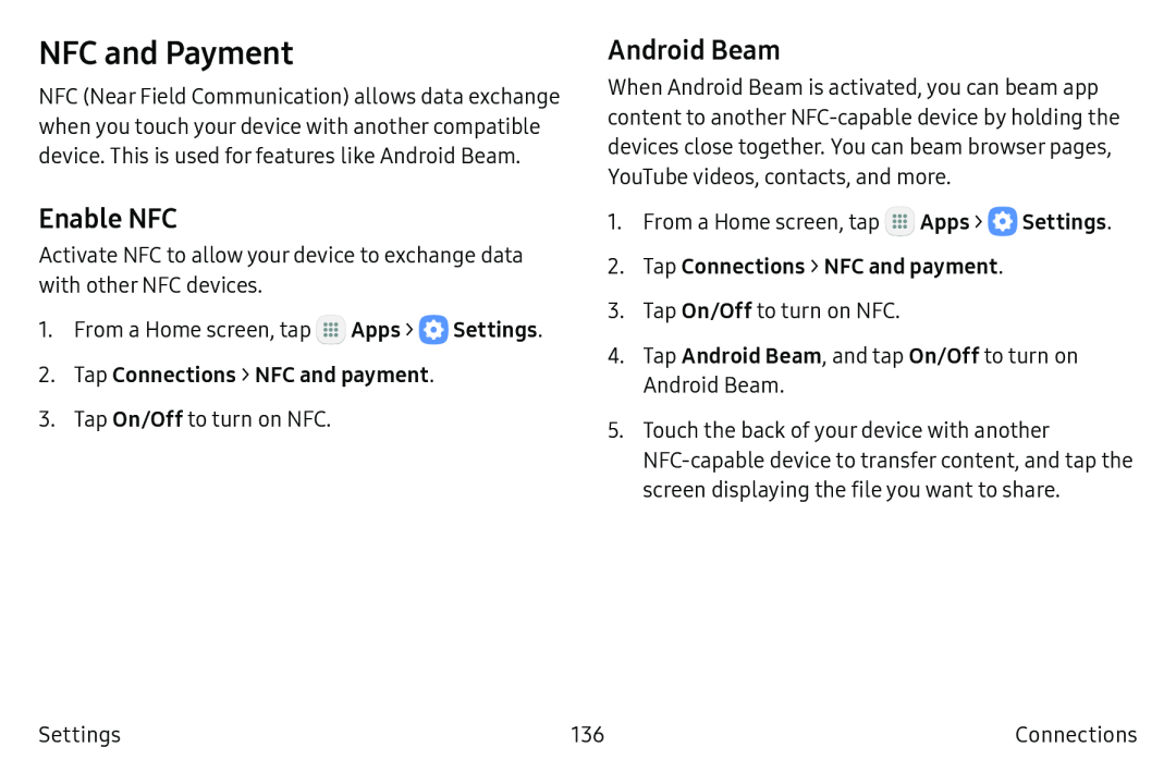 NFC and Payment Galaxy Note7 US Cellular