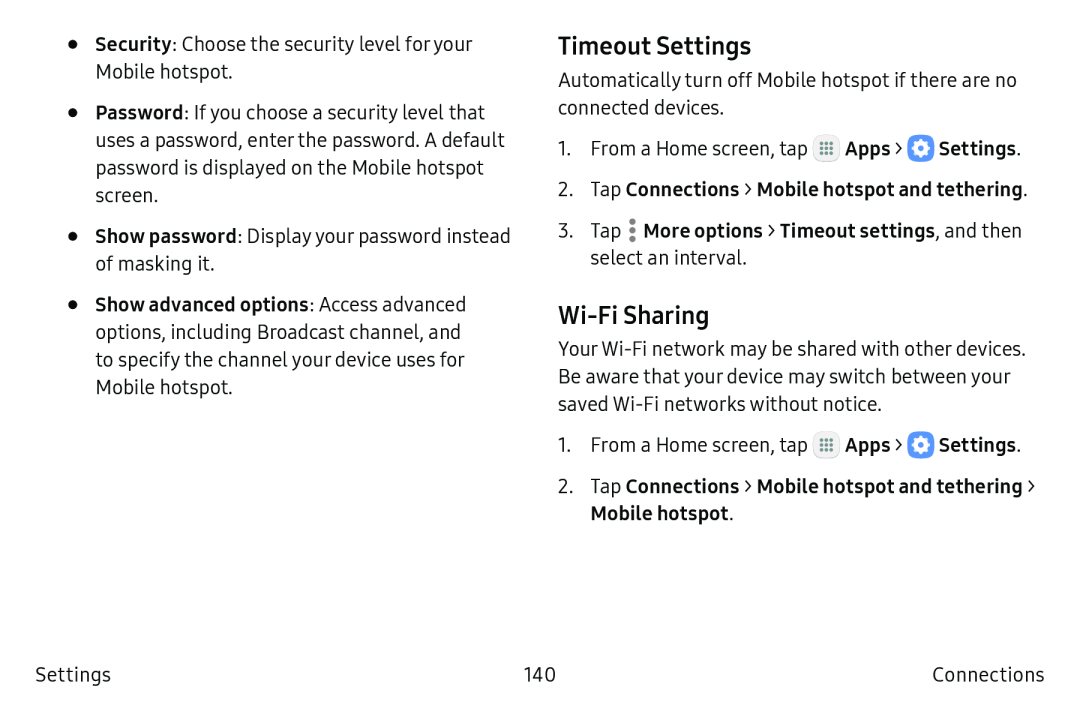 Timeout Settings Galaxy Note7 US Cellular