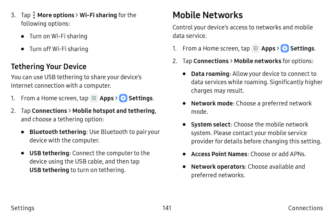 Tethering Your Device Galaxy Note7 US Cellular