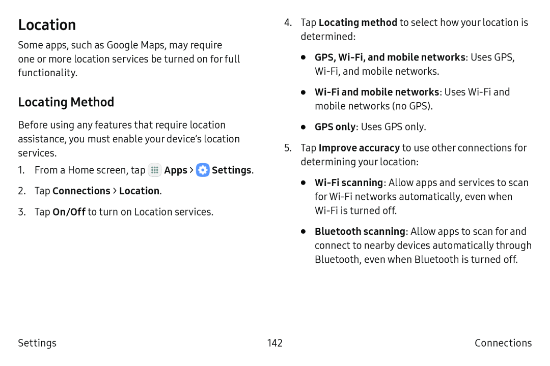 Location Galaxy Note7 US Cellular