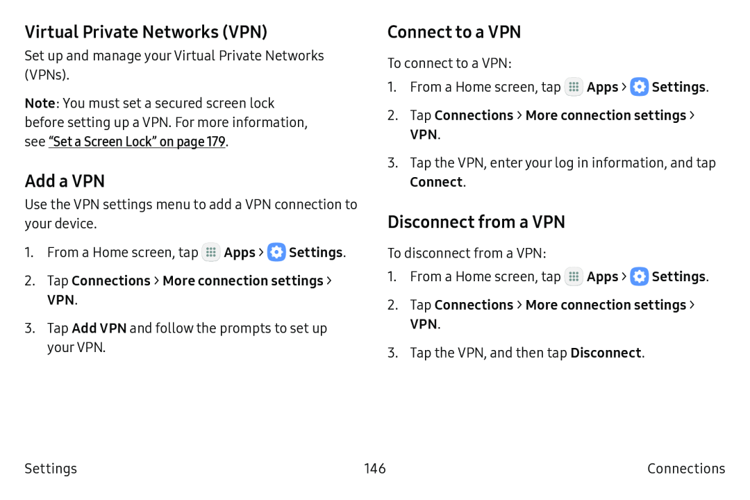 Virtual Private Networks (VPN) Galaxy Note7 US Cellular