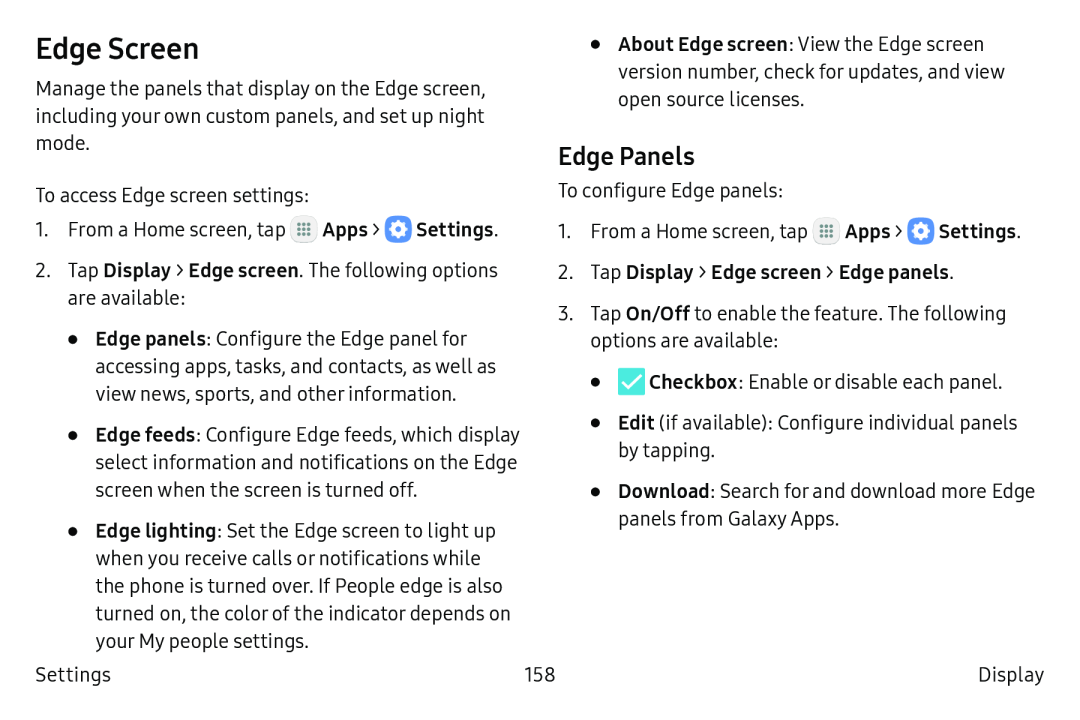 Edge Panels Galaxy Note7 US Cellular