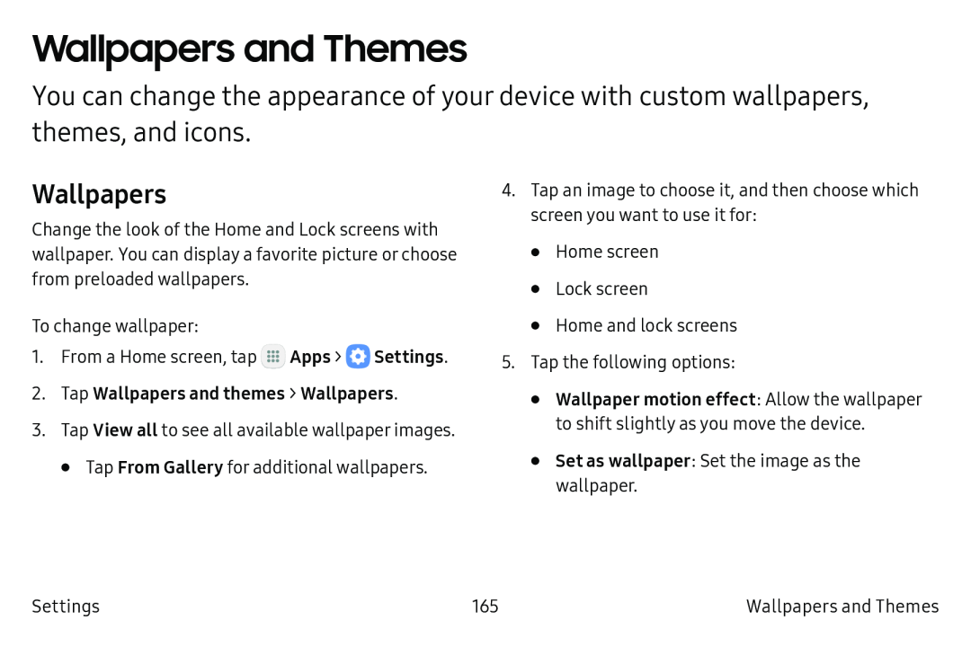 Wallpapers and Themes Galaxy Note7 US Cellular